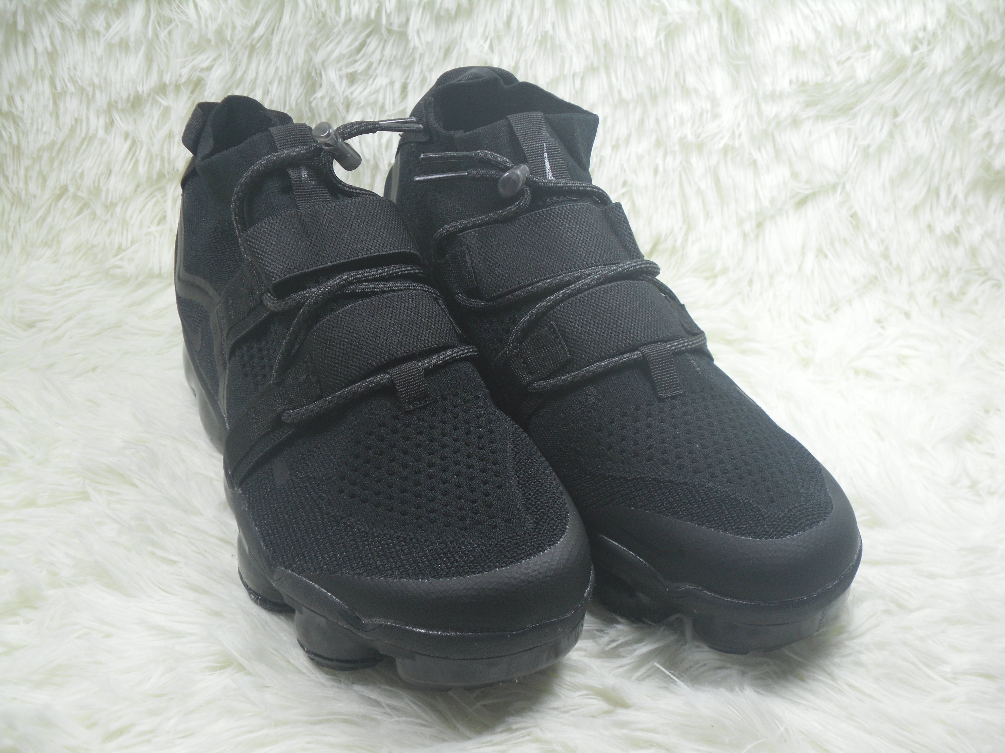 Nike Air VaporMax FK Utility All Black Shoes - Click Image to Close